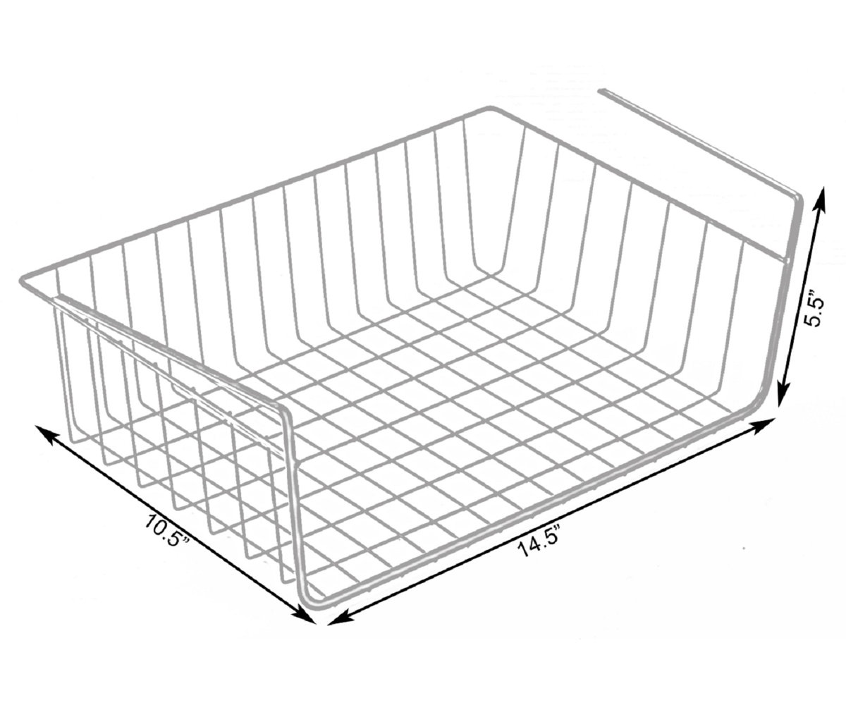 Rebrilliant Gwen Under Shelf Basket & Reviews Wayfair